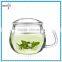 borosilicate clear coupling glass tea cups