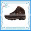 High neck brown hiking shoes for men,new design lace up hiking shoes for men