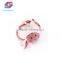 High Quality Point Pattern Plush Animal Pink Earmuff