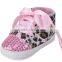 Newest ! Cute Dress Girl Flower Bow Baby Shoes 0- 24 Months manufacturer in China