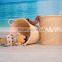 Handmade plastic cane bed linen storage hotel laundry basket