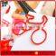 Shenzhen factory creative cute colorful bicycle shaped paper clip