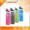 Flip lid 750ml alkaline carbon filter water bottle