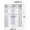 2016 Hot Sale White Clear Plastic Bottle 260ml -500ml food bottle