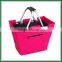Used double hand folding shopping basket
