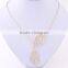 2015 Hot New Vintage Big Leaf Clavicle Short Personality Gold Chain Choker Necklace