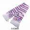 Acrylic & Spandex Knitted Scarf