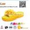 2015 fashion flower thick sole heeled eva slippers
