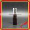 10ml amber glass roll on bottle with stainless steel roller for perfume bottle