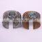 Natural Labradorite Amazon Turquoise Amethyst Gem Stone Bangle, Snakeskin Wrap Pave Crystal Leather 40mm Cuff Bangles