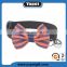 Eco-friendly Fashion Elastic Polyester Pet Products Accessories Custom Pet Puppy Dog Cat Collar With Bowtie And Bell