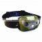 3W led USB with red light rechargeable headlamp for camping hiking walking