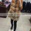 121501 new style red fox fur vest