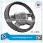 Hot Sale Siver Lines Geniune Leather Car Steering Wheel Covers for Super Market