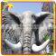 KANO4839 Theme Park Realistic Giant Fiberglass Elephant 3D Statues