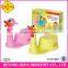 Cartoon shaped plastic baby toilet trainer with music