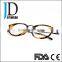 Light Tortoise Round Metal Bridge and Temple Glasses Spectacle Frames for Boys
