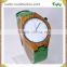 New arrival japanese miyota 2035 movement wristwatches genuine leather bamboo wooden watches