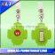 promotional cheap plastic PVC Key chain/Soft Plastic Key Tag /Wholesale keyring