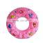 High quality inflatable PVC donut swim ring, cartoon minions/frozen customized swim ring for baby