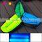 210T ripstop Nylon Waterproof Fast Inflatable Air Banana and Square Sleeping Bag for camping