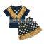 Wholesale 2 year old baby girl dress princess carriage tassel accessories clothes sets baby cotton frocks designs