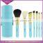 Hello kitty human hair makeup brush with makeup brush bag