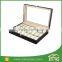 Large Glass Top Display Wooden Watch Box