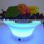 illuminated led pot/led vase /battery operated 16 color change led pot/led vase