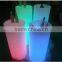 Party furniture led high ice bucket with color changing