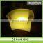 rechargeable led bar outdoor furniture sofa/modern PE bar stool led sofa outdoor or indoor