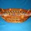 willow handmade disposable white wicker tray
