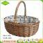 Wholesale fancy hand woven boat shape empty valentine gift basket