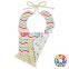 Double side designs print tassel baby bandana bib
