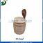 Handmade wooden barrel for coffe