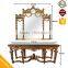 Egyptian French Reproduction Furniture Entrance Hall Tables With Mirror