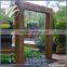 Corten Steel Outdoor Water Fountain/Water Curtain