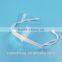 High Quality White Holder Anti Saliva Food Hygiene Clear Plastic Transparent Face Mask for Food Service