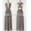 Solid Free Matching Chiffon Chic Maxi Dress