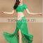 Gypsy Lace Belly Dance Costume choli top and skirt set