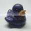 8cm promotional purple plastic duck , floating purple vinyl duck, purple duck bath toy