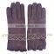 CX-A-59F Fashion Winter Warm Genuine Double Face Sheep Leather Women Glove