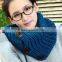 Wholesale fashion popular button lady knitted scarf