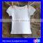 Wholesale White Plain Comfortable child clothing Custom Top Quality Child Long Sleeve T-shirt