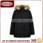 Men Winter Polyester Made Padded Quilting Jacket With Fur Hood