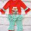 New born baby cotton clothes girls clothing set 2015 baby christmas clothes baby outfit