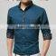 New Men's Fashion Slim Fit Shirts Long Sleeve bussiness man Dress Shirt plus size