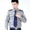 new design cheap wholesale grey long sleeve hotel security guards military uniforms for sale