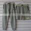 100% cotton men jogging pants with side waterproof pockets and logo print