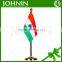 oem polyester customized size meeting decoration india desk flag